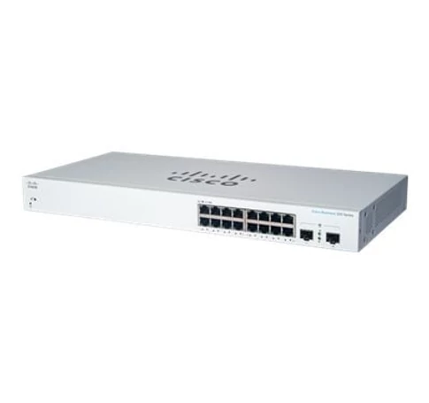Cisco CBS220-16T-2G Vezérelt L2 Gigabit Ethernet (10/100/1000) Fehér