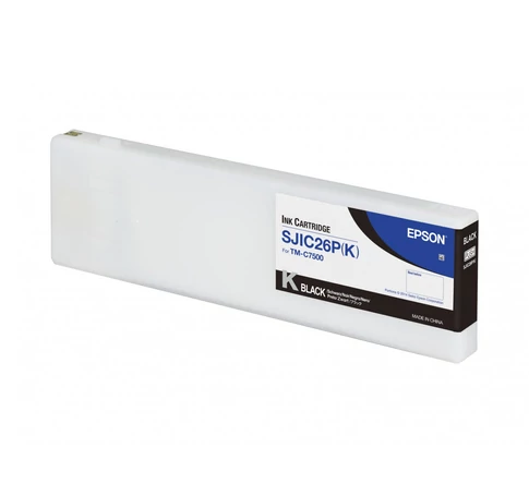 Epson SJIC26P(K) tintapatron 1 db Eredeti Fekete