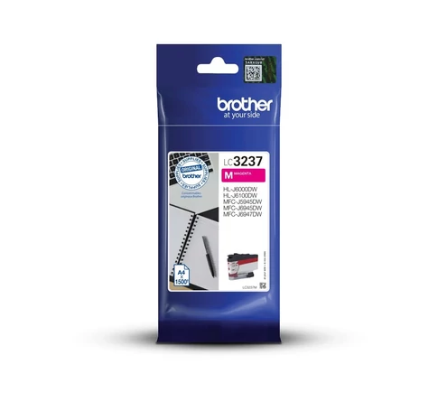 Brother LC3237M tintapatron 1 db Eredeti Standard teljesítmény Magenta