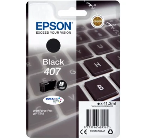 Epson WF-4745 tintapatron 1 db Eredeti Nagy (XL) kapacitású Fekete