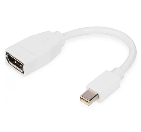 Digitus DB-340405-001-W DisplayPort kábel 0,15 M Mini DisplayPort Fehér