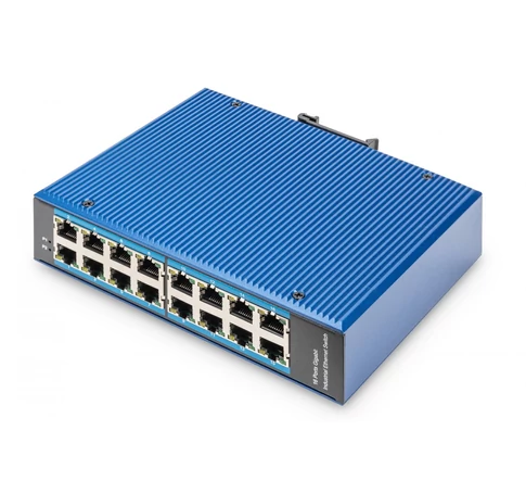 Digitus DN-651129 hálózati kapcsoló Beállítást nem igénylő (unmanaged) Gigabit Ethernet (10/100/1000) Kék