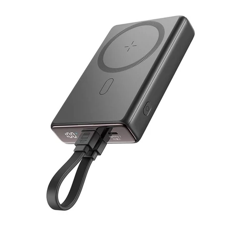 Joyroom mágneses powerbank állvánnyal JR-PBM01, 20W, 10000mA (feketék)