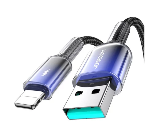 Kábel USB-A Lightning Joyroom S-A42 3A 1.2m (fekete)