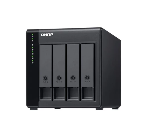 QNAP TL-D400S tárolóegység burkolat HDD/SSD ház Fekete, Szürke 2.5/3.5"
