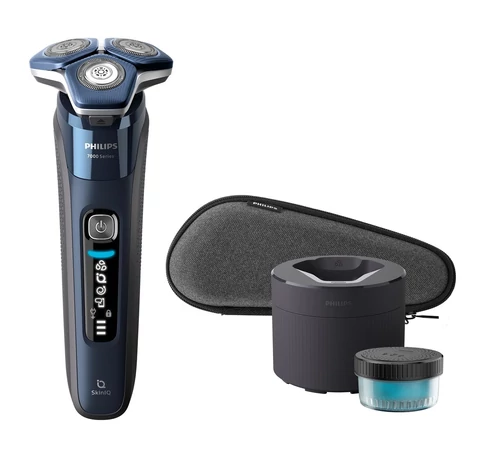 Philips SHAVER Series 7000 S7885/50 men's shaver Rotation shaver Trimmer Black, Blue