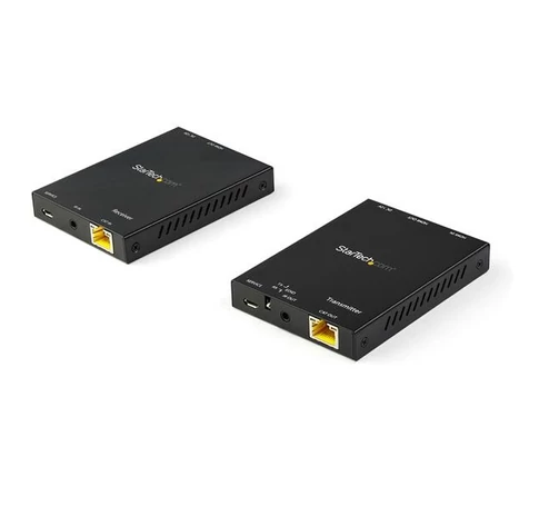 StarTech.com ST121HD20V audió/videó jeltovábbító AV adó- és vevőegység Fekete