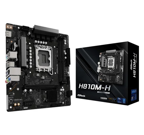 Asrock H810M-H Intel H810 LGA 1851 (Socket V1) Micro ATX