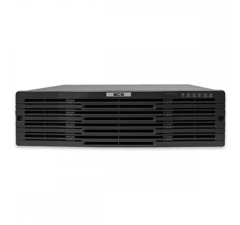 BCS BCS-P-NVR6416-4KR 64-csatornás IP rögzítő RAID támogatással és 12MP kamerával