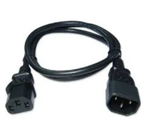Zebra CS-CAB-IEC-L tápkábel Fekete 1 M C13 csatlakozó C14 csatlakozó