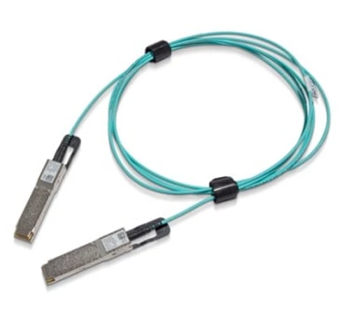Nvidia MFS1S00-H010E InfiniBand és száloptikai kábel 10 M QSFP56 Kék