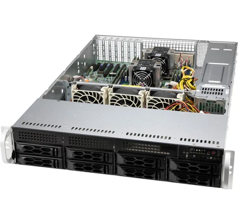 Supermicro CSE-LA25TQC-R609LP számítógép ház Rack Fekete 600 W