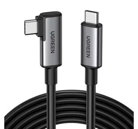 Ugreen US551 USB-C – USB-C kábel, VR, 5 Gbps, 5 m (fekete)