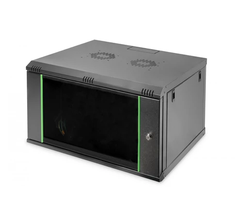 Digitus DN-19 07U-6/6-EC-SW állvány 7U Falra szerelhető állvány Fekete