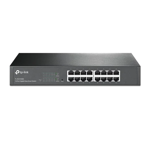 TP-Link TL-SG1016DE hálózati kapcsoló Vezérelt L2 Gigabit Ethernet (10/100/1000) Fekete