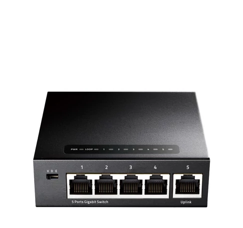 Cudy GS105 hálózati kapcsoló Gigabit Ethernet (10/100/1000) Fekete