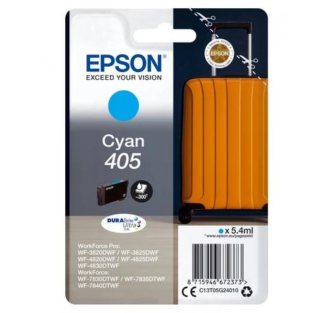 Epson 405 tintapatron 1 db Eredeti Standard teljesítmény Cián
