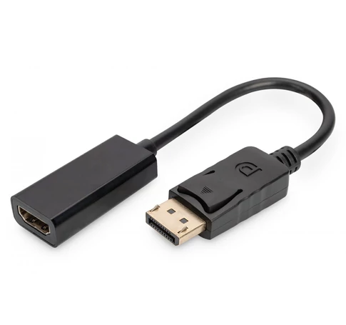 Digitus AK-340400-001-S video átalakító kábel 0,15 M DisplayPort HDMI Fekete