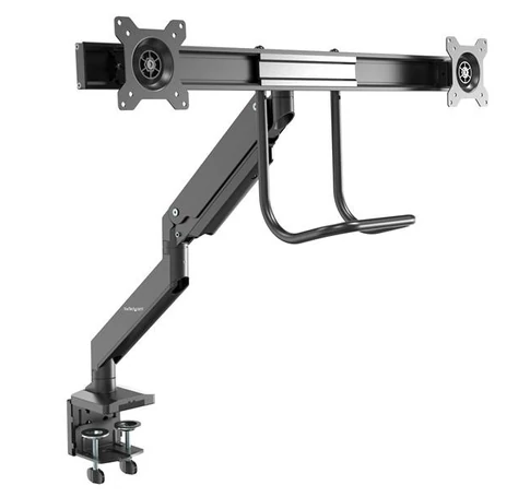 StarTech.com ARMSLMBARDUO asztali TV konzol 81,3 cm (32") Fekete