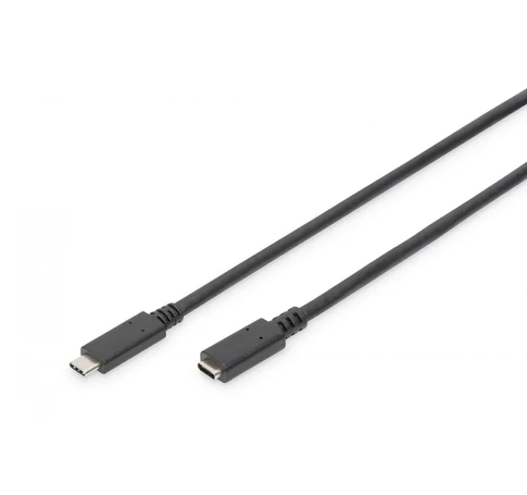 Digitus AK-300210-015-S USB kábel USB 2.0 1,5 M USB C 0,48 Gbit/s Fekete
