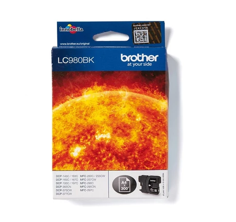 Brother LC-980BK tintapatron 1 dB Eredeti Fekete