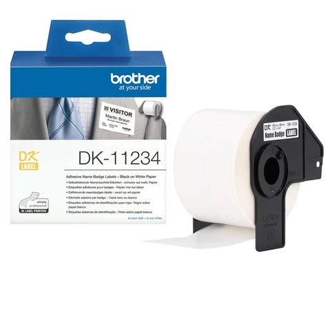 Brother DK-11234 nyomtató címke Fehér Öntapadós nyomtatócimke