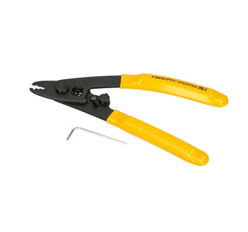 Extralink FIBER OPTIC STRIPPER CFS-3, 2-3MM, 0.9MM, 0.125MM csupaszoló Fekete, Sárga