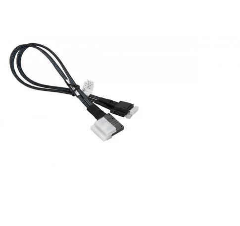 Supermicro CBL-SAST-0817 sorosan kapcsolt SCSi (SAS) kábel 0,36 M Fekete
