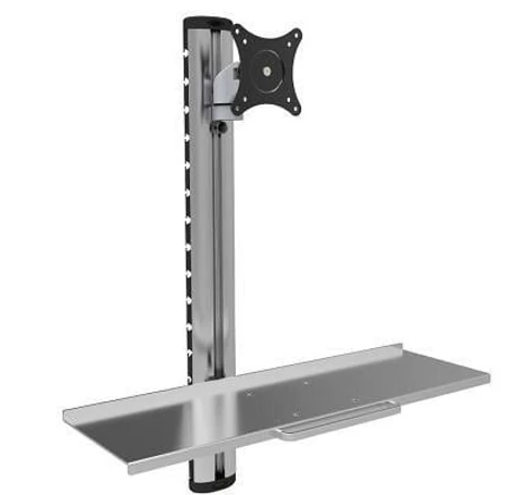 Techly ICA-PLW 01 Fali tartó 15-27" monitorhoz billentyűzet polccal