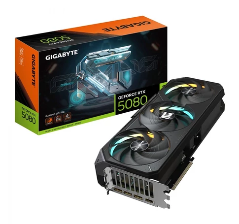 GIGABYTE GeForce RTX 5080 GAMING OC 16G NVIDIA 16 GB GDDR7