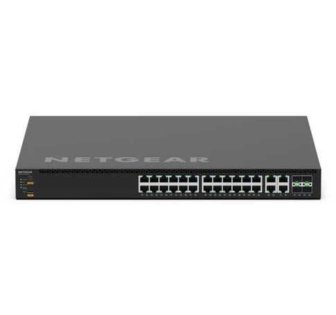 NETGEAR MSM4332 Vezérelt L3 Ethernet-áramellátás (PoE) támogatása 1U Fekete