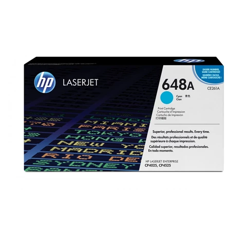 HP 648A Cyan Original LaserJet Toner Cartridge