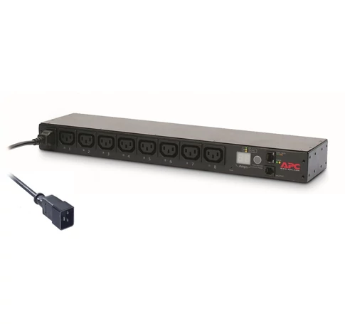 APC AP7921B áramelosztó egység (PDU) 8 AC kimenet(ek) 0U/1U Fekete