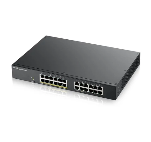 Zyxel GS1900-24EP Vezérelt L2 Gigabit Ethernet (10/100/1000) Ethernet-áramellátás (PoE) támogatása Fekete