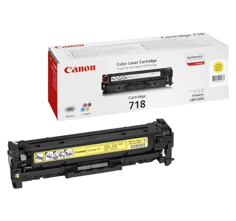 Canon CRG-718 Y festékkazetta 1 db Eredeti Sárga
