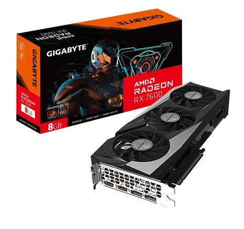 Gigabyte GAMING Radeon RX 7600 OC 8G AMD 8 GB GDDR6