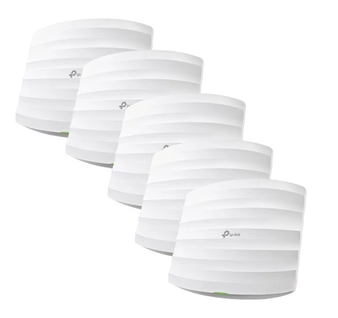 TP-Link Omada EAP245(5-PACK) WLAN csatlakozási pont 1750 Mbit/s Fehér Ethernet-áramellátás (PoE) támogatása