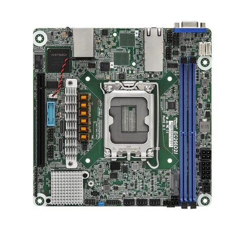 ASRock EC266D2I, 1xSKT LGA 1700, Intel E-2400, C266, SATA, NVMe, 1xM.2, 2xGbE, IPMI