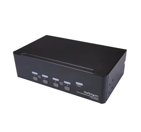 StarTech.com SV431DPDDUA2 KVM kapcsoló Keretállvány Fekete