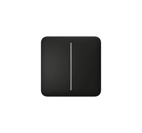 Ajax Systems 52147.144.BL SoloButton (2-gang) - 2-gombos kapcsoló gomb - fekete