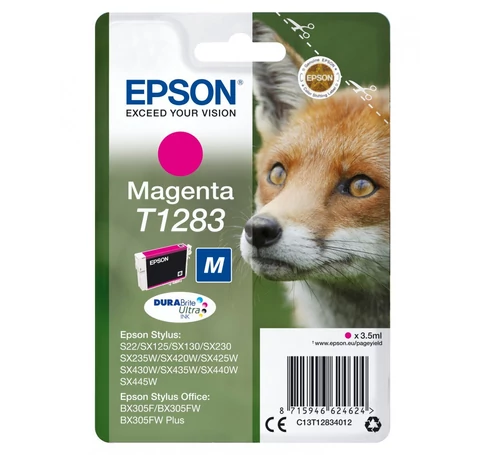 Epson Fox T1283 tintapatron 1 dB Eredeti Magenta