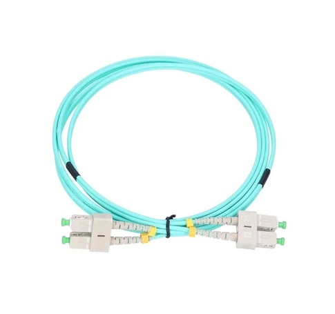 Extralink SC/APC-SC/APC | Patchcord | Többmódú, OM3, Duplex, 3mm, 5m