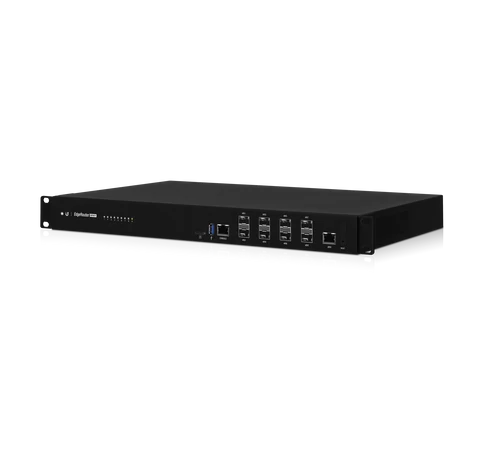 Ubiquiti Networks EdgeRouter ER-8-XG Vezérelt L3 Gigabit Ethernet (10/100/1000) 1U Fekete