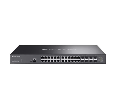 TP-Link Omada SX3832 hálózati kapcsoló Vezérelt L2/L2+ 10G Ethernet (100/1000/10000) 1U Fekete