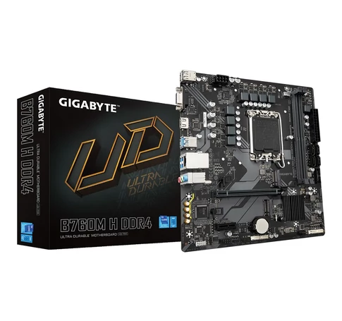 GIGABYTE B760M H DDR4 alaplap Intel B760 Express LGA 1700 Micro ATX