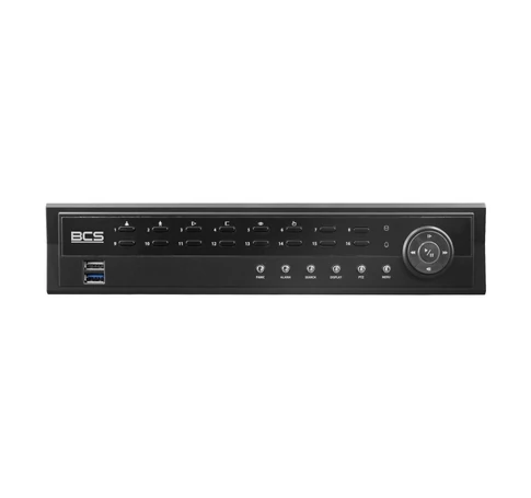 BCS BCS-U-NVR1602-A-4K-8P(6TB) 16-csatornás IP rögzítő PoE-vel és 6TB 12MP HDD-vel