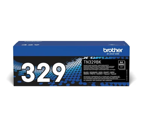 Brother TN-329BK festékkazetta 1 db Eredeti Fekete