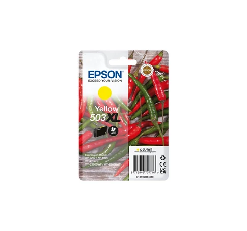 Epson 503XL tintapatron 1 db Eredeti Nagy (XL) kapacitású Sárga