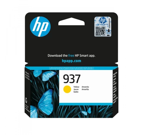HP 937 Yellow Original Ink Cartridge tintapatron 1 db Standard teljesítmény