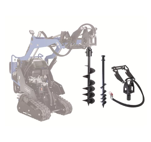 Scheppach Földfúró meghajtás + földfúrószár 100 mm +  földfúrószár 200 mm (MKL 730)